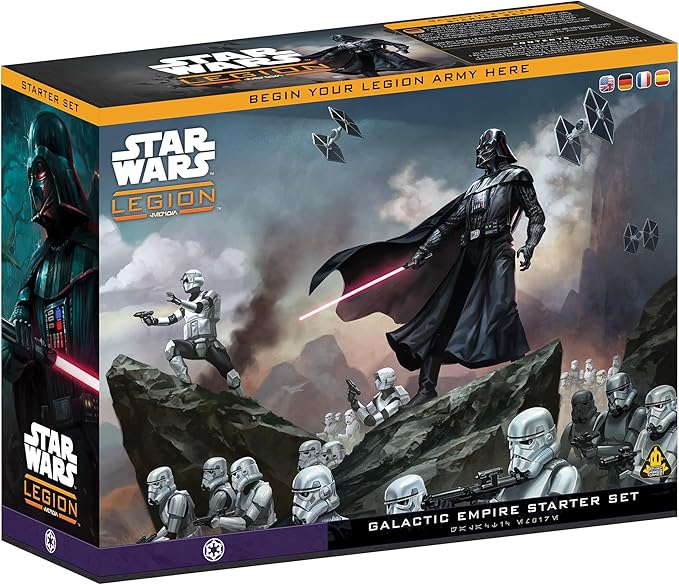 Atomic Mass Games Star Wars: Legion Galactic Empire Starter Set - Tabletop Miniatures Game Strategy Game for Kids and Adults Ages 14+ 2 Players 3 Hour Playtime Made