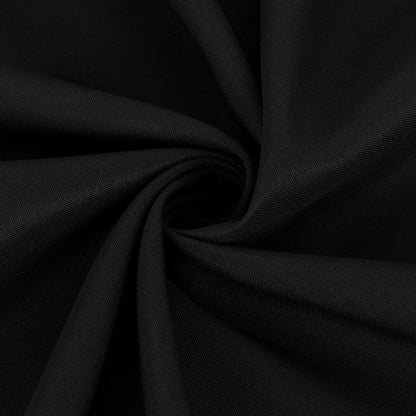 Fitable Black Tablecloths for Rectangle Tables, 6 Pack - 70 x 120 Inches - Reusable and Washable Table Clothes for 6-8 Ft Tables, Polyester Fabric Table Covers for Wedding, Party, Banquet