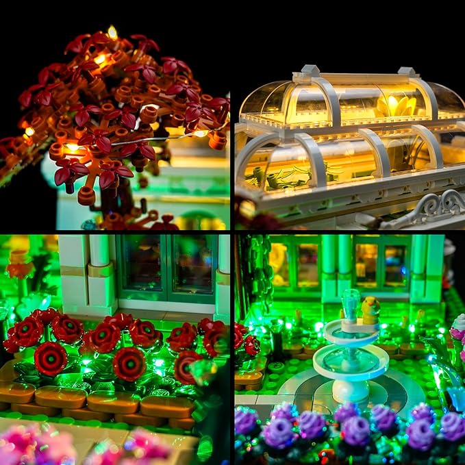 BrickBling LED Light Compatible with Lego The Botanical Garden Creative Lighting Kit Compatible with Lego 21353-No Bricks (Classic Version Light)
