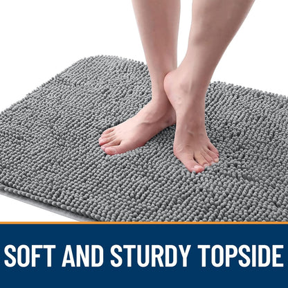 OLANLY Dog Door Mat Bundle - 5 Pieces in Grey | 4 Doormats (30x20) + 1 Extra Mat (30x20)