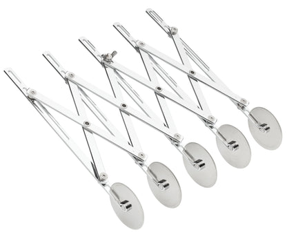 Fantes Expandable 5-Wheel Stainless Steel Dough Cutter, The Italian Market Original since 1906