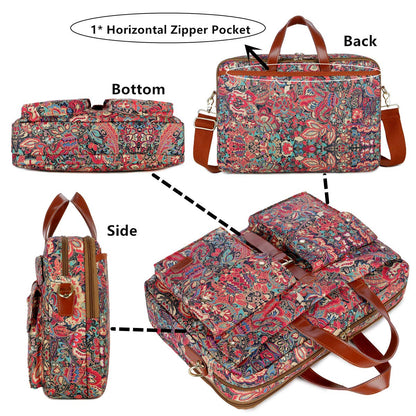 Baosha Multicoloured 17inch Laptop Computer Bag Messenger Bag Briefcase for Women BC-07 (HS)