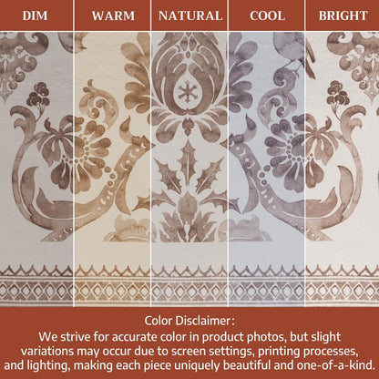 Maison d' Hermine Table Cloth Rectangle Table 100% Cotton 60 x 120 Inches Fall Tablecloth Reusable Everyday Use for Thanksgiving Christmas Decorations Dining Farmhouse Party (Allure)