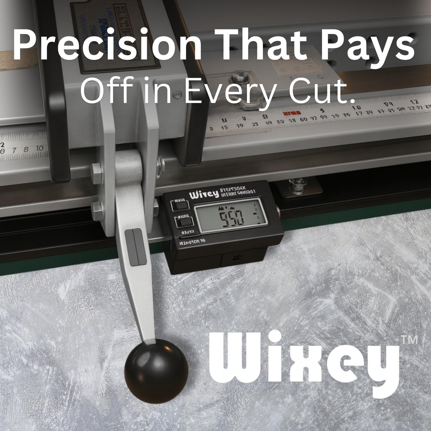 Wixey Saw Fence Digital Readout – Easy-to-Read Accurate Table Saw Fence Upgrade - Durable Digital Dial Indicator - Perfect Precision Measuring Tools for Woodworking Projects
