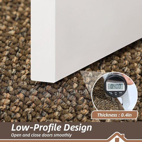 BEQHAUSE Dirt Trapper Door Mat - Non-Slip, Washable, Dirt Resistant | 24" x 60", Brown Entryway Mat