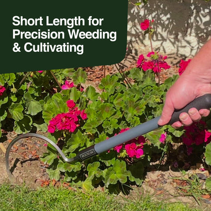 Rocklin Industry Cobra Hook 3-in-1 (24"/40"/57") Cultivator, Heavy-Duty Garden Hand Tool for Weeding, Digging & Soil Loosening – Three Lengths, Stainless Steel Blade, Ergonomic Grip