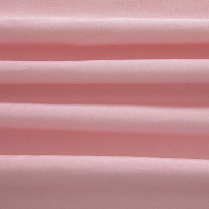 Pink Duvet Cover Twin, 100% Washed Microfiber 3-Piece Solid Color Casual Bedding Set for Boys & Girls, Zipper Closure, Luxury Ultra Soft Comfort (Twin)