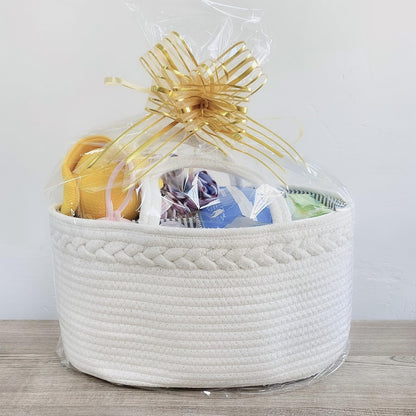 ABenkle Baby Diaper Caddy - Stylish Nursery Storage Bin & Car Organizer for Diapers & Wipes