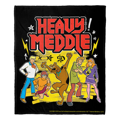 Northwest Scooby Doo Silk Touch Throw Blanket, 50" x 60", Heavy Meddle
