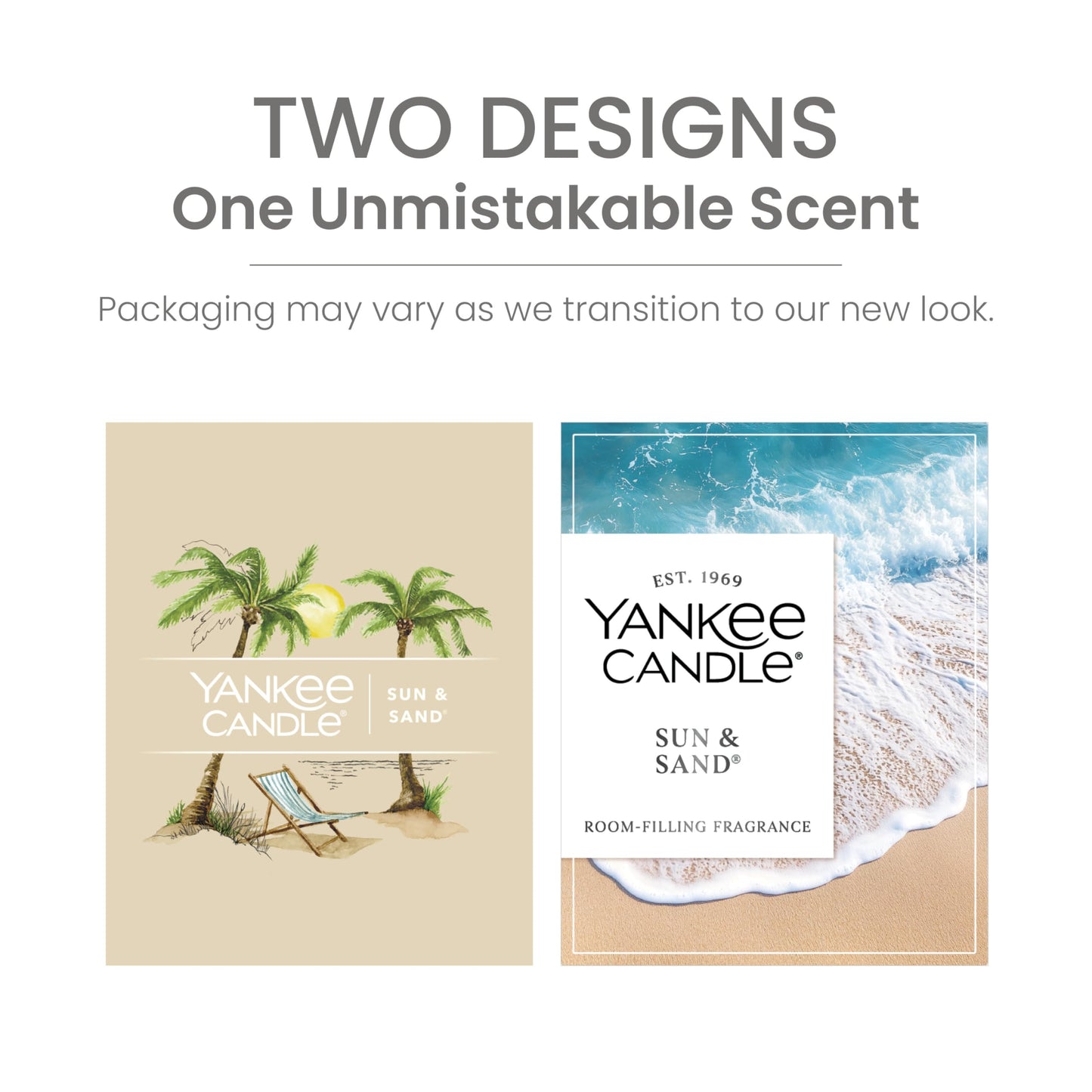 Yankee Candle Large Tumbler Scented Candle with up to 80 Hour Burn Time, Premium Plant Wax Blend for Consistent Burn, 20 oz Tumbler Candle with Room Filling Fragrance, Sun & Sand
