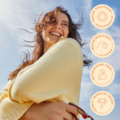 Hawaiian Tropic Weightless Hydration Lotion Sunscreen SPF 30, 6oz Twin Pack | Oil Free Sunscreen, Hawaiian Tropic Sunscreen SPF 30, Oxybenzone Free Sunscreen, Body Sunscreen Pack, 6oz each