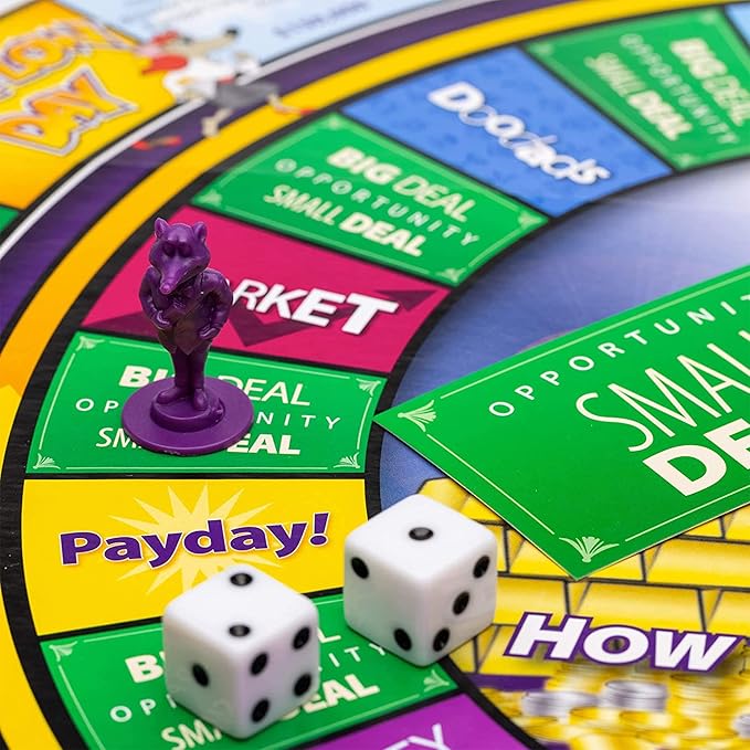 Rich Dad Cashflow How to Get Out of The Rat Race Board Game Set Adult &amp Kid Version - Fun and Educational Financial Literacy Learning Games for Boys Girls and Family