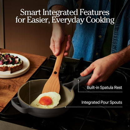 Our Place Mini Always Pan | 8.5" Ceramic Pan with Modular Lid & Beechwood Spatula | Patented 10-in-1 Nonstick, Non-Toxic Cookware Made Without PFAS | Induction & Oven-Safe up to 450°F | Lavender