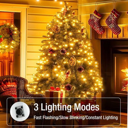 Fairdeer 30 Pack Fairy Lights Battery Operated - 7ft 20 Led Twinkle Lights 3 Modes, Bulk Mini String Lights Waterproof for Mason Jars Vases DIY Party Wedding Decoration Christmas -Warm White
