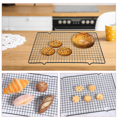 6 Packs Cooling Racks 16"x10" Baking Rack for Cooking and Baking Oven Wire Rack Cooling Drying Roasting Rack Heavy Duty Baking Rack for Roasting Cooking Grilling Drying