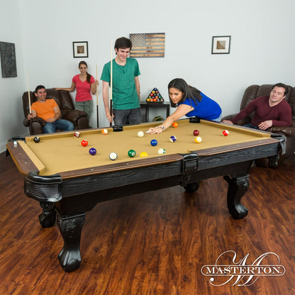 EastPoint Sports Masterton Billiard Table Deluxe - Tan 87 inch 1-1-32270-AA001D