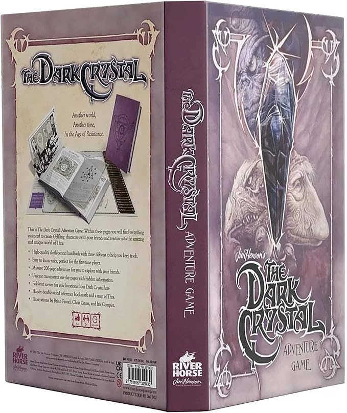 River Horse The Dark Crystal Adventure Game - RPG Hardcover Book 290+ Full Color Pages Role Playing Game