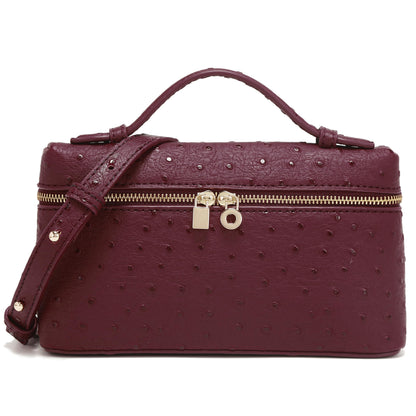 Rejolly Crossbody Bag for Women Small Pouch Top-Handle Leather Bag Designer Shoulder Handbag Quiet Luxury Trendy Purse