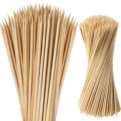 Suclain 500 Pcs Smores Sticks 36" Long 5mm Thick, Marshmallow Roasting Sticks Bamboo Skewers BBQ Kabob Grilling Barbecue Roasting Camping for Outdoor Fire Pits Campfires