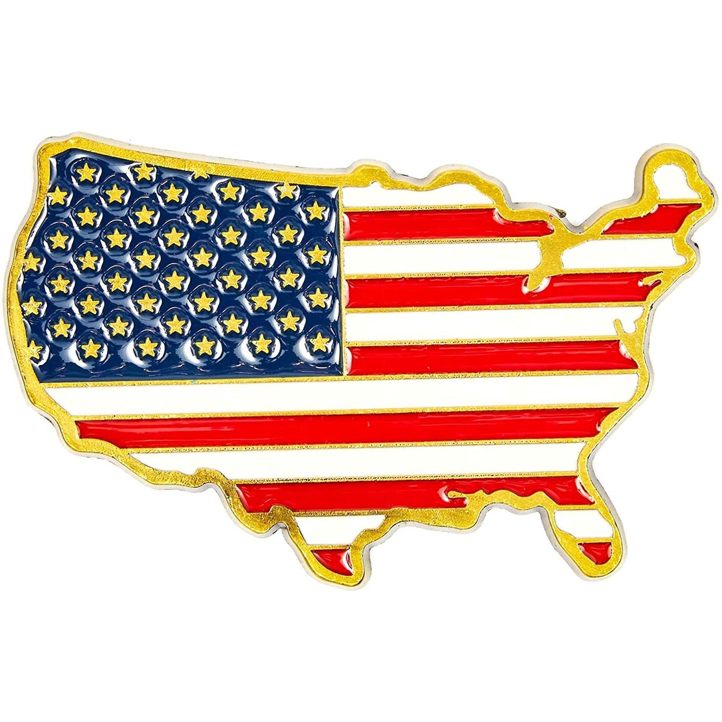 Juvale USA Magnets for Refrigerator 4-Pack - Multi-Color State Designs for Fridge - Chicago Magnet & NYC Souvenir with Seattle & US Flag Icons - Strong Magnetic Backing420