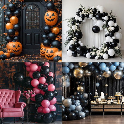 RUBFAC Burnt Orange Balloons Different Sizes 105pcs 5/10/12/18 Inches for Garland Arch, Premium Latex Balloons for Birthday Party Baby Shower Wedding Graduation Party Decoration