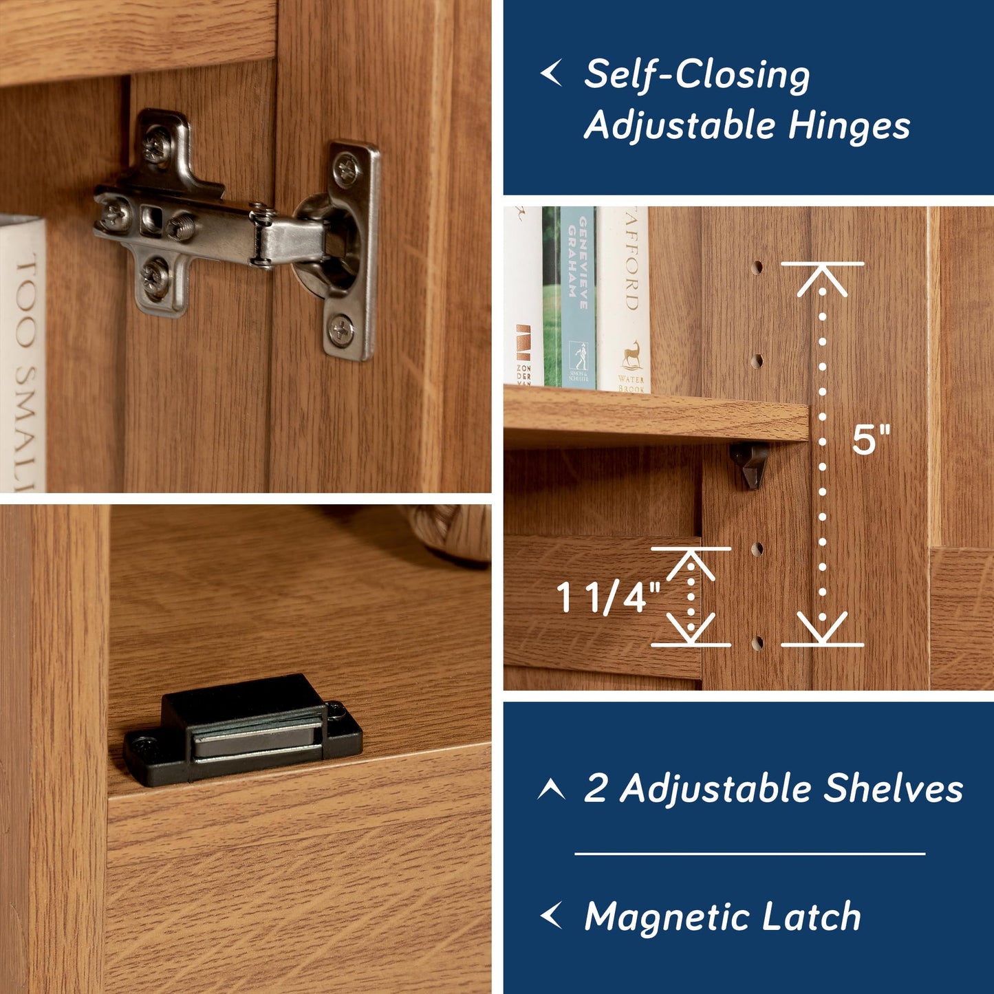 Sauder Miscellaneous Storage Cabinet/ Pantry cabinets, Highland Oak finish