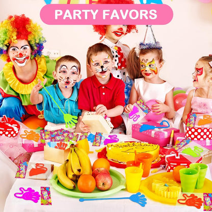 Bulk Party Favors Goody Bag Stuffers for Kids (200 PCS), Large Sticky Hands & Feet Birthday Pinata for Toddlers, Preschool Toys Gifts Non Candy Treats Prizes Supplies Giveaways Handout for Boys Girls