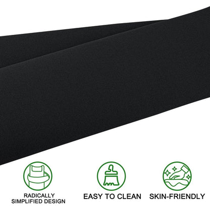 Urgown Golf Cart Strap Sleeve, Protect Your Golf Bag from Wear and Dirt - Premium Material, Simple Design, Easy to Install, Universal Fit, Black, 2pcs