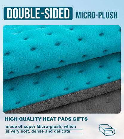 Heating Pad for Back Pain Relief, Gifts for Women, Mom, Men, Dad, Valentines Day, Mothers Day, Christmas, Heat Pads for Cramps, Shoulder, Waist, Abdomen, XL 12"x24" Heat Pad Machine Washable