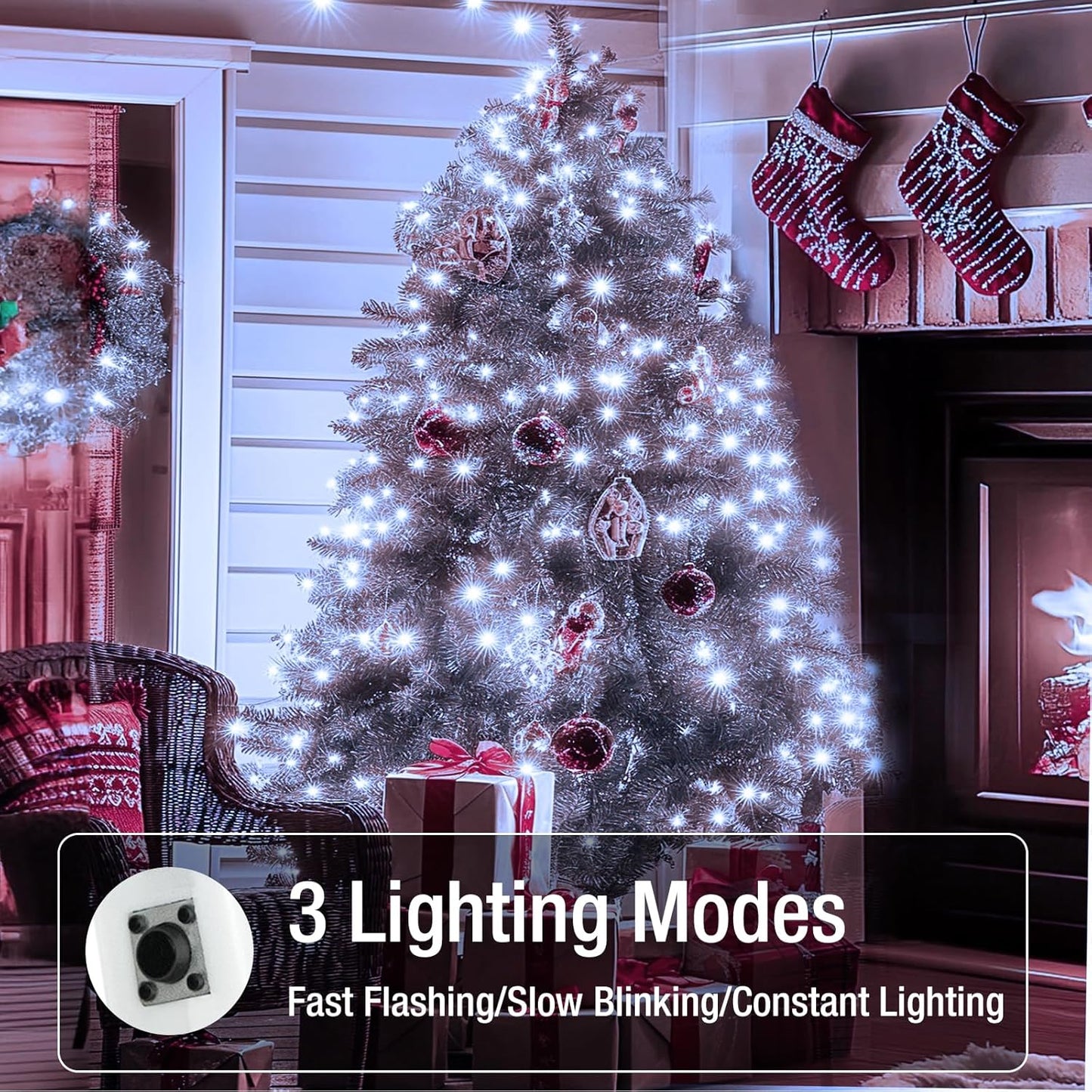 Skiennix 6 Pack Fairy Lights - 7ft 20 LED Twinkle Lights | Waterproof Mini String Lights for DIY Decor