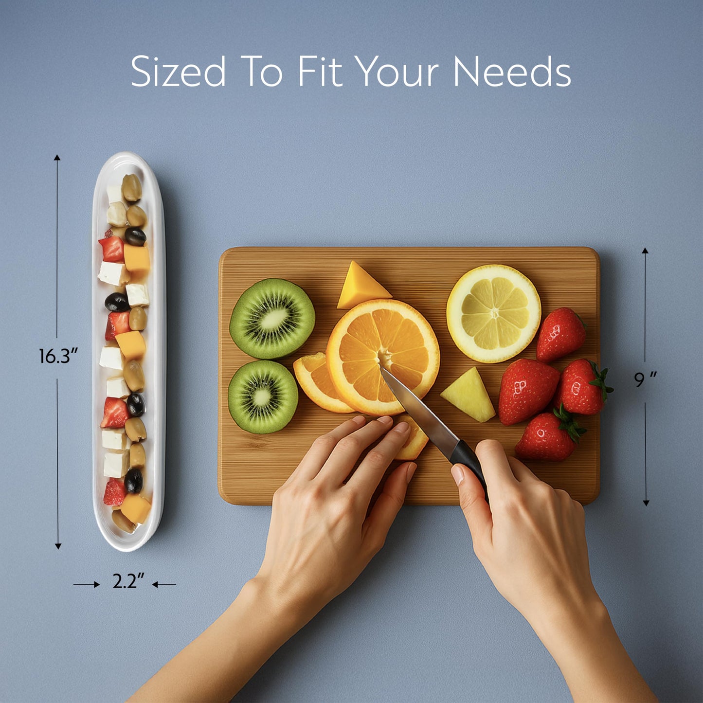 Restaurantware Siluro 16.3 Inch Olive Tray 1 Narrow Olive Plate - Microwave-Safe Oven-Safe White Porcelain Narrow Serving Tray Chip-Resistant For Olives Or Cheeses