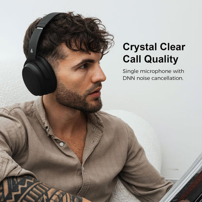 Edifier WH700NB Wireless Active Noise Cancellation Over-Ear Headphones, Bluetooth 5.3 Foldable Lightweight Headset, Dual Device Connection 68-Hour Battery Life, for Travel Home Office (Black)