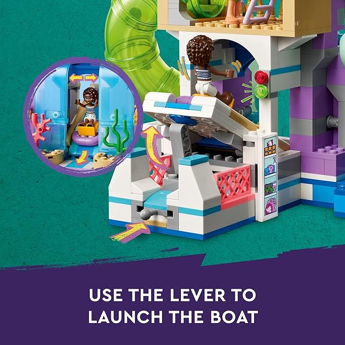 LEGO Friends Heartlake City Water Park Building Toy - Pretend Play Toy Figures &amp Playsets for Girls &amp Boys Ages 8+ Years - Gift for Kids W/Mini-Dolls - 42630