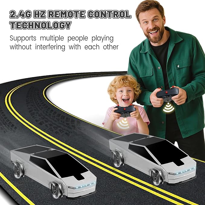 Remote Control Car Cyber-Inspired Transformer Toys Cars 2.4Ghz One-Button Deformation 360° Rotation Drift Rc Car Robot Rc Truck Toys for 4 5 6 7 8+ Years Old Boy Toys