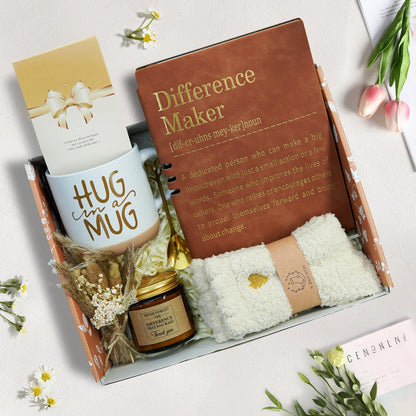 Self Care Gifts for Women Get Well Soon Gift, Unique Birthday Gift for Women Spa Gift Baskets Care Package Mothers Day Gifts for Mom Sister Wife Grandma w/ Blanket