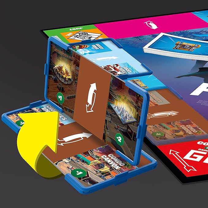 Hasbro Gaming Monopoly Flip Edition: Fortnite Board Game for Ages 13 Game Inspired by Fortnite Video Game Board Games for Teens and Adults 2-4 Players