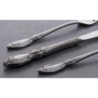 Oneida Silverware Set, Wordsworth Everyday Flatware Dinner Forks Set, Service For 4, 18/0 Stainless Steel, Corrosion Resistant, Dishwasher Safe, Home And Kitchen Utensils Sets, Fork (Silver, 4 Piece)