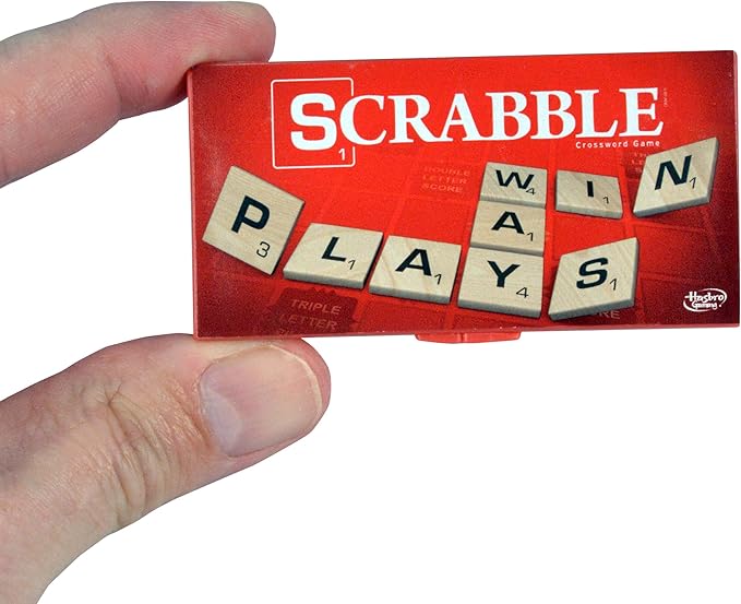 World's Smallest Board Games Set of 4 - Scrabble Monopoly Operation Candy Land (Bundle)
