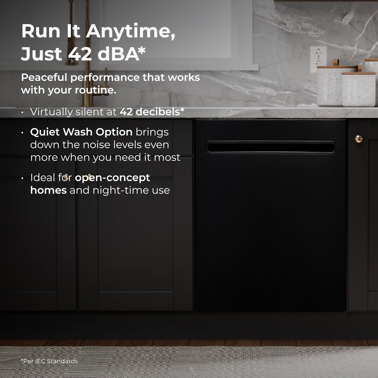 Kenmore 22-14699 Elite 24" Built-In Dishwasher - UltraWash Plus, TurboDry, QuietWash, SmartWash & TurboFlex Third Rack - 15 Place Settings - 42 DBA - ENERGY STAR Certified - 24" - Black