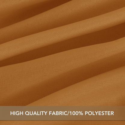 sancua Thanksgiving Tablecloths for 6 Foot Rectangle Tables, 8 Pack Light Brown - Washable Polyester Fabric Fall Table Cloth for Harvest Party, Birthday, Banquet Reception, 54x108 Inch Bronze