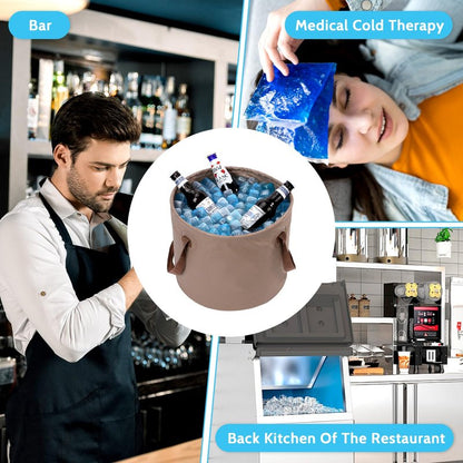 360 Pack Reusable Ice Cubes Refreezable Plastic Ice Cubes Without Diluting Reusable Ice Cubes for Drinks Large Pack Ice Cube Frozen BPA Free for Party Bars Ice Bath Camping
