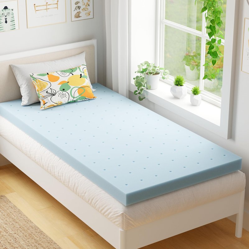 EGOHOME 3 Inch Queen Size Memory Foam Mattress Topper