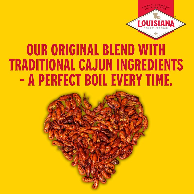 Louisiana Fish Fry Products Crawfish, Shrimp & Crab Boil Seasoning - Spicy & Delicious Seafood Powder Complete Seasoning - Low Salt Cajun Seasoning (4.5 Pound (Pack of 2))