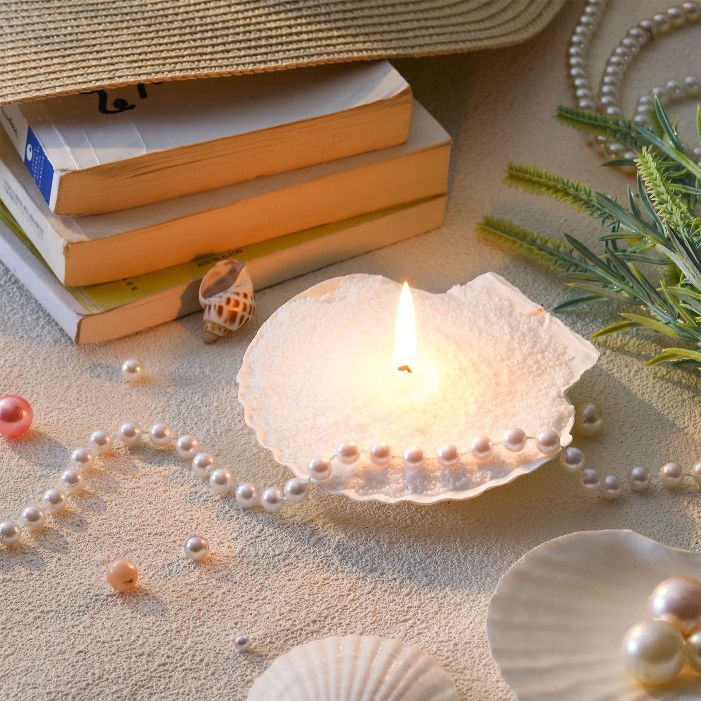 Conelist 2.2lb Unscented Scented Pearled Candle Sand Wax Set Customized Powder Making Candles Refill Kit Palm Wax All Natural Non Toxic with 10 Wicks for Graduation Thank You Teacher Gifts DIY Making