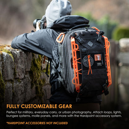 HAZARD 4 Pillbox™ Tactical Backpack – Heavy Duty Military Survival Pack for Men and Women – EDC Rucksack for Laptop, Motorcycle, Outdoor, Bug Out, Gym, Range, Travel, and Camping – 29.5 Liter, Black