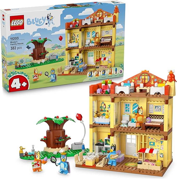 Lego 11203 Bruy Family House Toy Birthday Present Blocks Educational Boys Girls Children 4 5 6 Years Old Pretend Play Pretend Play