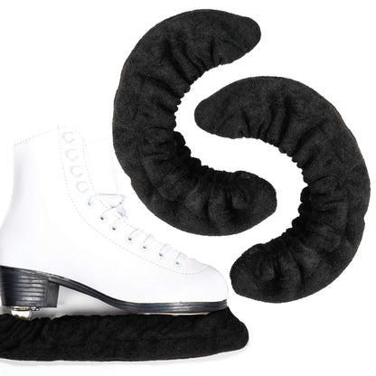 Athletico Ice Skate Blade Covers - Guards for Hockey Skates, Figure Skates, and Ice Skates - Skating Soakers Cover Blades from Youth to Adult Size - Men, Women, Kids (Small, Black)