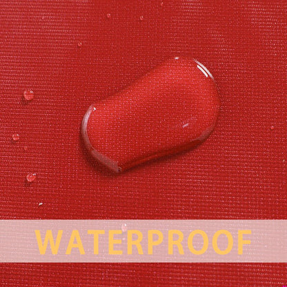 sancua 100% Waterproof Rectangle PVC Tablecloth - 60 x 102 Inch - Oil Proof Spill Proof Vinyl Table Cloth, Wipe Clean Table Cover for Dining Tables, Buffet Parties and Camping, Red