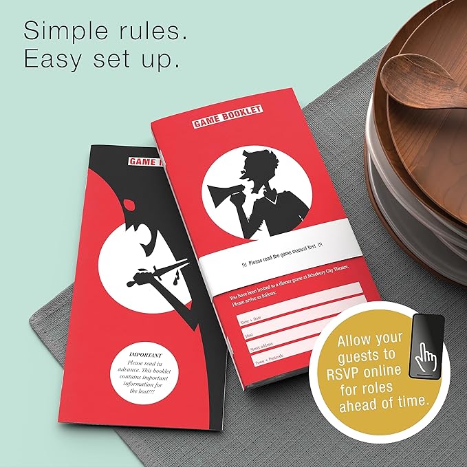 Deadly Fame - A Modern Murder Mystery Dinner Party Game for 5-8 Players