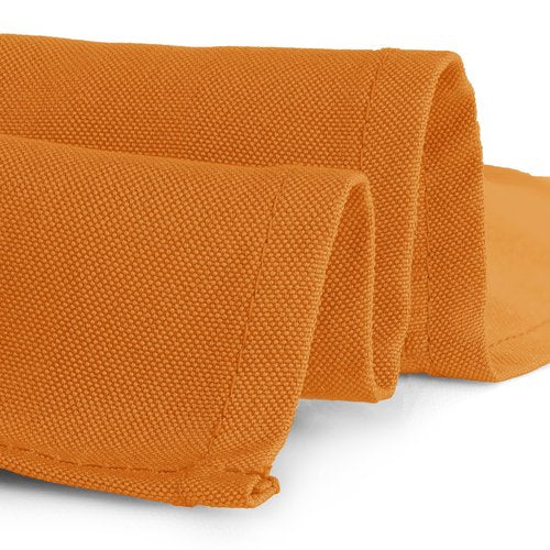 Gee Di Moda Rectangle Tablecloth - 70 x 120 Inch Orange Table Cloth for 6 or 8 Foot Rectangle Tables - Heavy Duty Washable Fabric - for Holiday Party, Dinner, Weddings, Baby Shower & Events